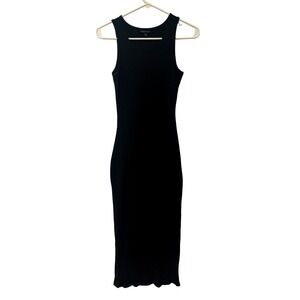 41 hawthorn beatriz maxi dress with side slit NWT 41 HAWTHORN Beatriz Maxi Dress Side Slit Blue Dot 1X